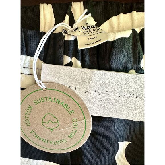 NWT Stella McCartney Kids x The Beatles "Get Back" Joggers.  Size 6 - Picture 4 of 7